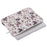 CANVASARTISAN H2-12 Flower Pattern Canvas Laptop Liner Bag Slim Zipper Storage Pouch for 11-inch Notebook - 6