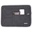CANVASARTISAN L2-02 Shockproof Laptop Storage Case Slim Light PU Leather Carrying Bag for 12-inch Notebook - Dark Grey - 1