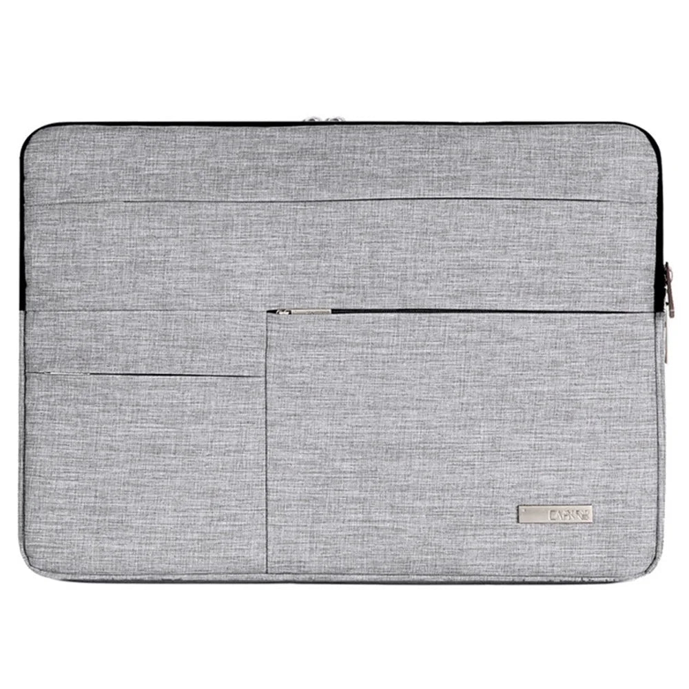 CANVASARTISAN L2-02 15-inch Notebook Protective Case Sleeve Slim Light Business Style Laptop Carrying Bag - Light Grey - 1