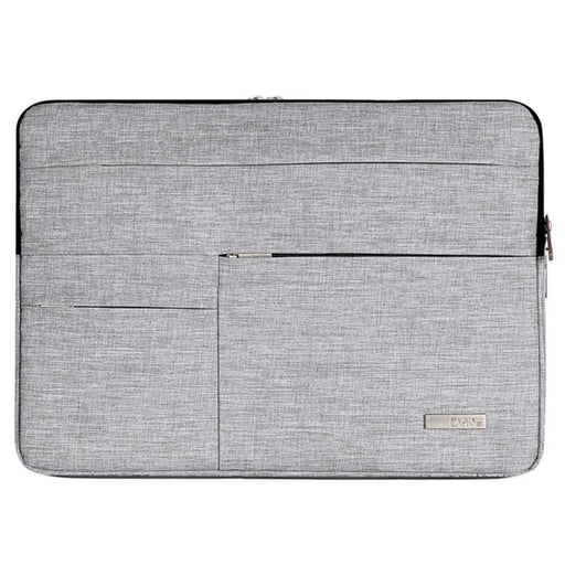 CANVASARTISAN L2-02 15-inch Notebook Protective Case Sleeve Slim Light Business Style Laptop Carrying Bag - Light Grey - 1