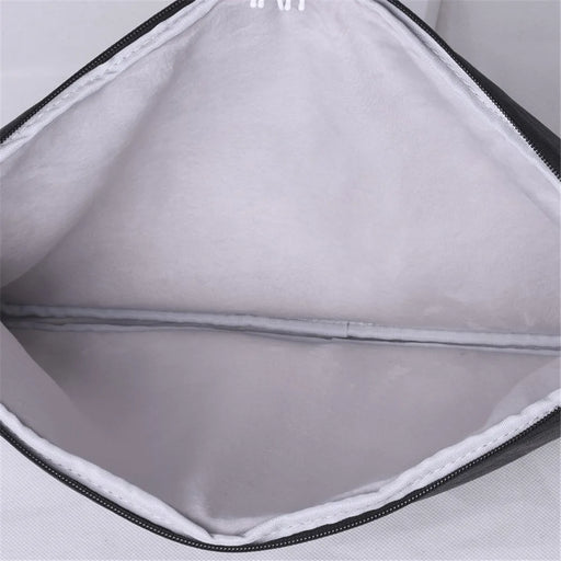 CANVASARTISAN L3-102 Large Handbag High-quality Polyester Notebook Sleeve Computer Sleeve 14 inch Laptop Bag with Small Pouch Bag - Light Grey - 2