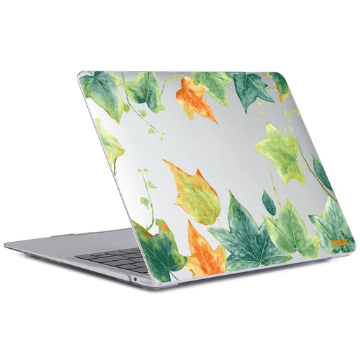 ENKAY HAT PRINCE for MacBook Pro 13 inch (2020) A2251/A2289/A2338 Forest Series Pattern Design Polycarbonate Laptop Case Full Protection Notebook Cover - Ivy - 2