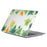 ENKAY HAT PRINCE for MacBook Pro 15 inch (2016-2017) A1707/ (2018-2019) A1990 Leaf Giraffe Pattern Notebook Case Hard PC Polycarbonate Crystal Clear Laptop Protective Cover - Ivy - 1
