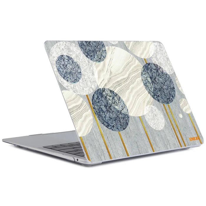 ENKAY HAT PRINCE for MacBook Pro 16 inch (2019) A2141 Geometry Series Polycarbonate Laptop Case Transparent Hard PC Protective Notebook Cover - Geometry No.2 - 2