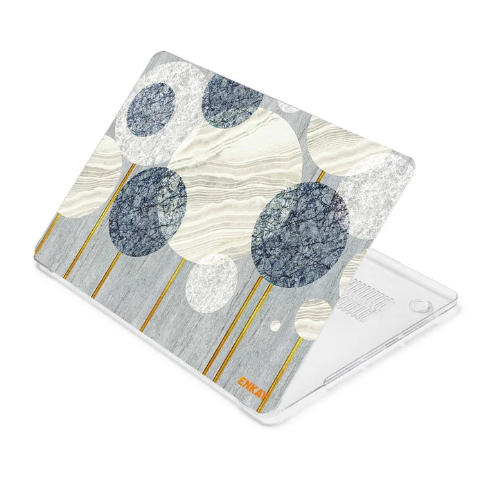 ENKAY HAT PRINCE for MacBook Pro 16 inch (2019) A2141 Geometry Series Polycarbonate Laptop Case Transparent Hard PC Protective Notebook Cover - Geometry No.2 - 4
