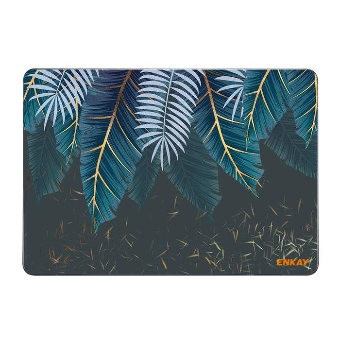 ENKAY HAT PRINCE Natural Pattern Laptop Cover Plastic Hard Shell Protector for MacBook Pro 15 inch (2016-2017) A1707/ (2018-2019) A1990 - Palm Leaves - 4