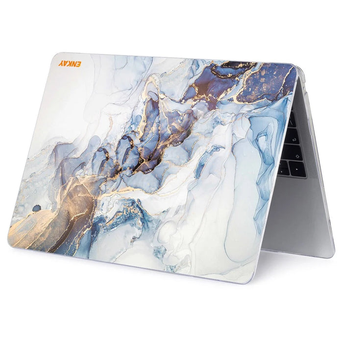 ENKAY HAT PRINCE Streamer Light Series Anti-Scratch Polycarbonate Hard Shell Case for MacBook Pro 15 inch (2016-2017) A1707/(2018-2019) A1990 - Streamer Light No.1 - 3