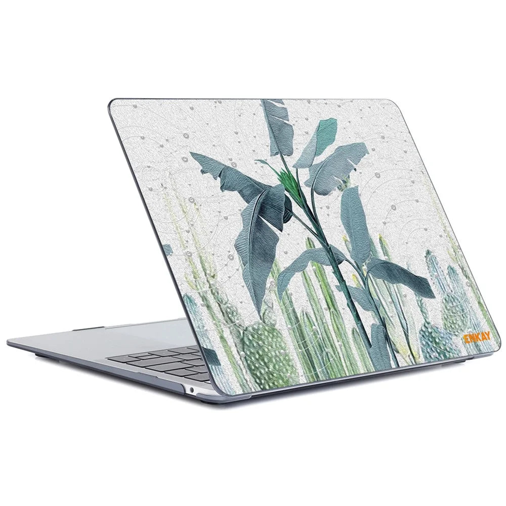 ENKAY HAT PRINCE Natural Pattern Heavy PC Laptop Case for MacBook Pro 14 inch (2026) A3427 A3426 / (2025) A3434 A3112 A3185 A3401 / (2024) A2918 A2992 / (2023) A2779 / (2022) / (2021) A2442 - Banana Leaves - 2