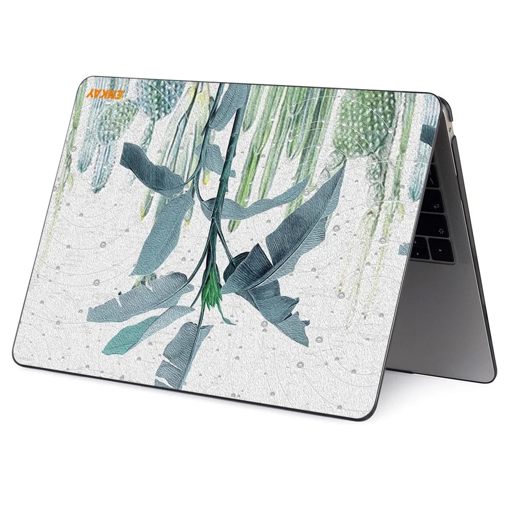 ENKAY HAT PRINCE Natural Pattern Heavy PC Laptop Case for MacBook Pro 14 inch (2026) A3427 A3426 / (2025) A3434 A3112 A3185 A3401 / (2024) A2918 A2992 / (2023) A2779 / (2022) / (2021) A2442 - Banana Leaves - 3