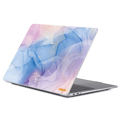 ENKAY HAT PRINCE Streamer Light Series Laptop Body Shell Hard Polycarbonate Case Cover for MacBook Air 13 inch (2018) A1932 - Streamer Light No.2 - 1