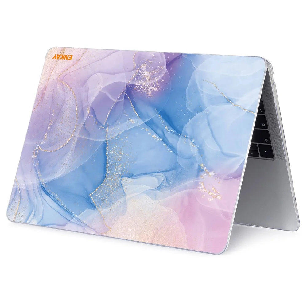 ENKAY HAT PRINCE Streamer Light Series Laptop Body Shell Hard Polycarbonate Case Cover for MacBook Air 13 inch (2018) A1932 - Streamer Light No.2 - 3
