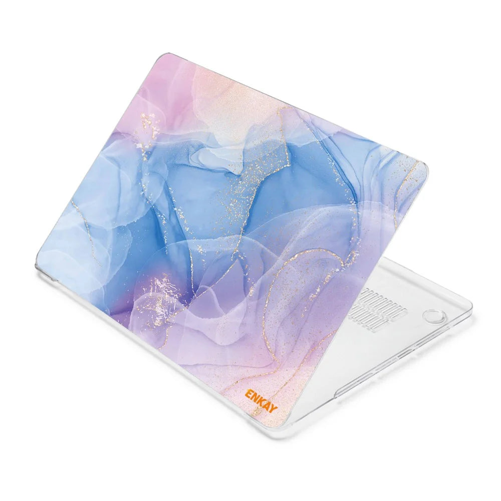 ENKAY HAT PRINCE Streamer Light Series Laptop Body Shell Hard Polycarbonate Case Cover for MacBook Air 13 inch (2018) A1932 - Streamer Light No.2 - 5