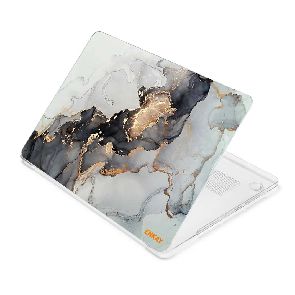 ENKAY HAT PRINCE Streamer Light Series Polycarbonate Laptop Hard Shell Protective Case Cover for MacBook Air 13 inch (2020) A2179/A2337 (2020) (with M1) - Streamer Light No.4 - 5