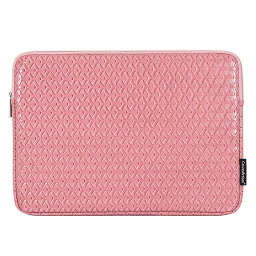 CANVASARTISAN L30-01 Rhombus Pattern PU Leather Laptop Protective Sleeve Notebook Carrying Bag for 14-inch Laptop - 2