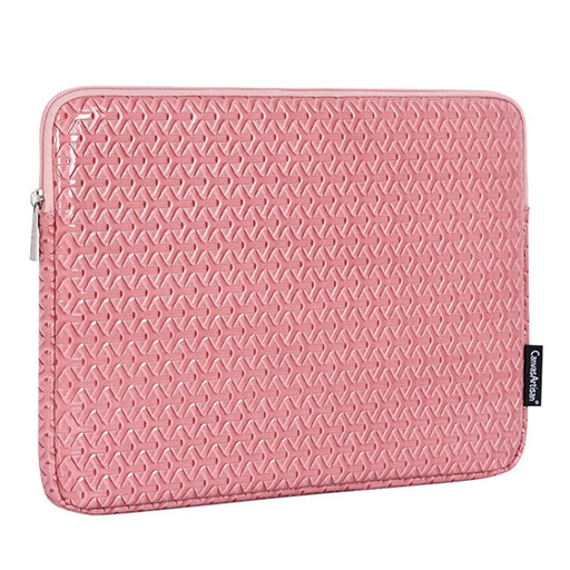 CANVASARTISAN L30-01 Rhombus Pattern Laptop Sleeve Carrying Case PU Leather Protective Bag for 13-inch Notebook - 1