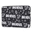 CANVASARTISAN H15-T0121 Diamond Pattern Laptop Sleeve Bag Notebook Protective Case with Small Bag for 12-inch Laptop - 2