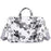 CANVASARTISAN G1-A01 13-inch Laptop Sleeve Watercolor Flower Pattern PU Leather Notebook Carrying Bag with Shoulder Strap - 1