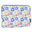 CANVASARTISAN G51-01 PU Leather Flower Pattern Laptop Bag Zipper Notebook Sleeve for 12-inch Laptop - 1