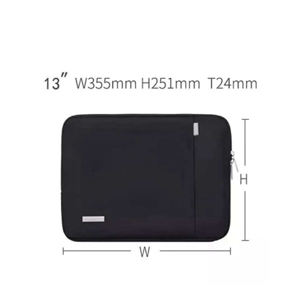 CANVASARTISAN M29-19 Scratch Resistant Laptop Carry Case Waterproof Sleeve Bag with Dual Zipper for 13-inch Laptops - 4