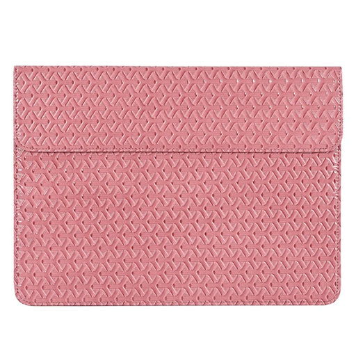 CANVASARTISAN EL30-01 Wear-resistant PU Leather 13 inch Laptop Carrying Case Scratch-proof Woven Texture Tablet Sleeve Bag with Magnetic Buckle - 1