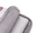 CANVASARTISAN H9-T0121 Watercolor Feather Pattern Ultra Slim Laptop Carrying Case Shockproof Notebook Sleeve with Small Bag - White/for 11-inch Laptop - 6