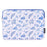 CANVASARTISAN G55-01 Leaves Printing Ultra Slim Notebook Carrying Bag Zipper Laptop Sleeve Case - White/for 11-inch Laptop - 1