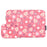CANVASARTISAN H24-T0123 Flowers Leaves Pattern Laptop Carrying Bag Protective Notebook Sleeve with Small Bag - Pink/for 11-inch Laptop - 1