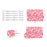 CANVASARTISAN H24-T0123 Flowers Leaves Pattern Laptop Carrying Bag Protective Notebook Sleeve with Small Bag - Pink/for 11-inch Laptop - 6