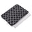 CANVASARTISAN H39-T0121 Rhombus Grid Pattern Laptop Sleeve Screatch-resistant Zipper Notebook Bag with Small Bag - Black/for 11-inch Laptop - 2