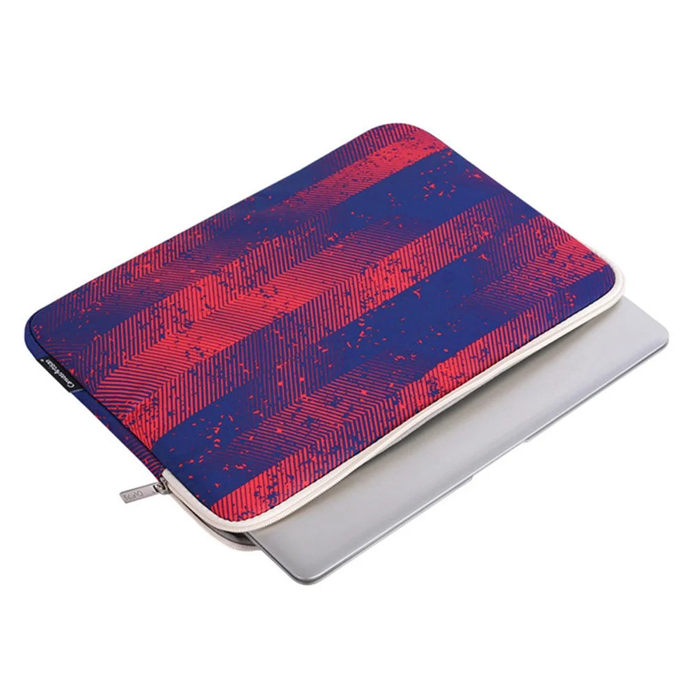 CANVASARTISAN H49-01 Graffiti Pattern Notebook Carrying Bag Anti-scratch Protective Laptop Sleeve Case - Blue/Red/for 11-inch Laptop - 3
