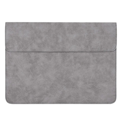 CANVASARTISAN EL11-01 Fashion Ultra-thin Laptop Sleeve Magnetic Lid PU Leather Envelope Notebook Carrying Bag - 15-inch - 1