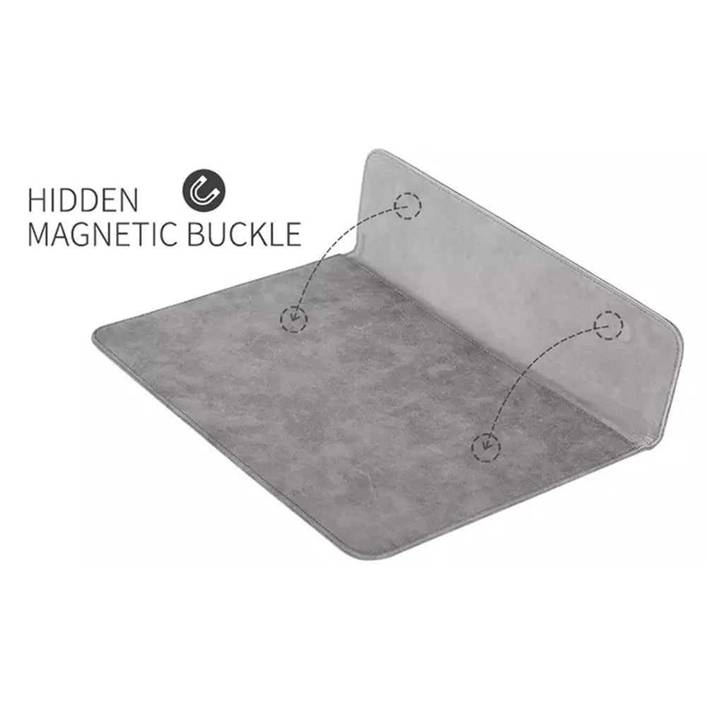 CANVASARTISAN EL11-01 Fashion Ultra-thin Laptop Sleeve Magnetic Lid PU Leather Envelope Notebook Carrying Bag - 15-inch - 4