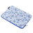 CANVASARTISAN G54-11 Front Pocket Zipper PU Leather Laptop Sleeve Flower Pattern Full Protection Notebook Carrying Bag - Blue/White/for 11-inch Laptop - 6