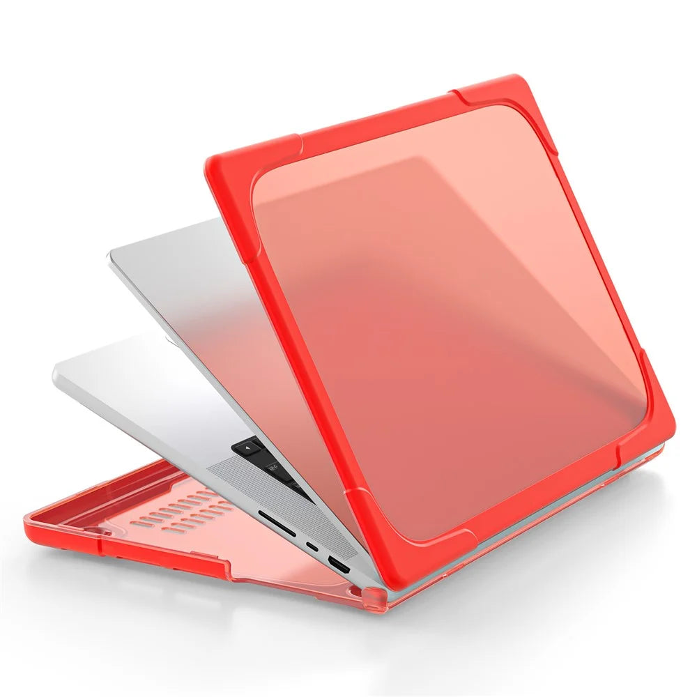 For MacBook Pro 14 inch (2026) A3427 A3426 / (2025) A3434 A3112 A3185 A3401 / (2024) A2918 A2992 / (2023) A2779 / (2022) / (2021) A2442 Hard PC Laptop Case - Red - 4
