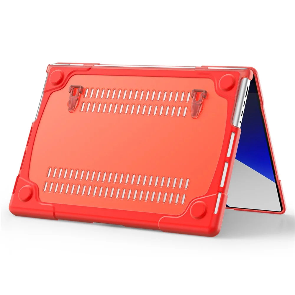 For MacBook Pro 14 inch (2026) A3427 A3426 / (2025) A3434 A3112 A3185 A3401 / (2024) A2918 A2992 / (2023) A2779 / (2022) / (2021) A2442 Hard PC Laptop Case - Red - 5