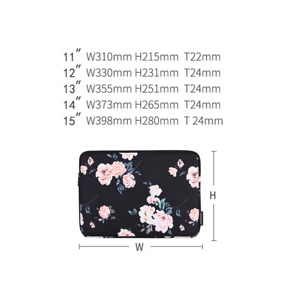 CANVASARTISAN H31-T0121 Leopard Pattern Laptop Sleeve Ultra-thin Computer Bag Pouch with Small Bag - Yellow/for 11-inch Laptop - 4