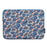 CANVASARTISAN H37-01 Polyester Notebook Bag Case Leaves Pattern Soft Liner Scratch-proof Laptop Sleeve - Blue/for 11-inch Laptop - 1