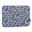 CANVASARTISAN H37-01 Polyester Notebook Bag Case Leaves Pattern Soft Liner Scratch-proof Laptop Sleeve - Blue/for 11-inch Laptop - 6