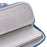 CANVASARTISAN H37-01 Polyester Notebook Bag Case Leaves Pattern Soft Liner Scratch-proof Laptop Sleeve - Blue/for 11-inch Laptop - 7