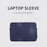 CANVASARTISAN H48-01 Laptop Sleeve Scratch-resistant Honeycomb Pattern Notebook Carrying Bag - Dark Blue/for 11-inch Laptop - 2