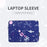 CANVASARTISAN H25-01 Ultra-thin Polyester Laptop Sleeve Pouch Outer Space Pattern Notebook Bag - Blue/for 11-inch Laptop - 2