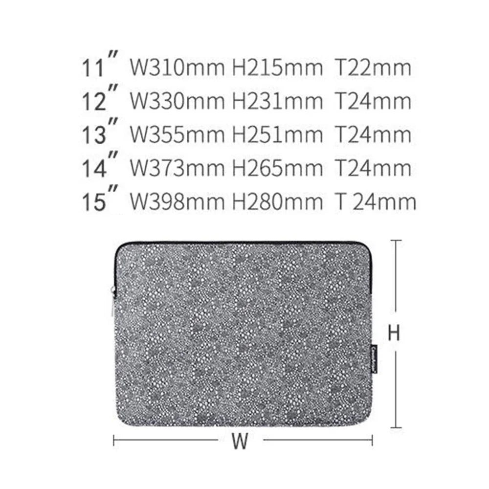 CANVASARTISAN H12-01 Matte Texture Laptop Sleeve Case PC Notebook Bag Cover - Grey/for 11-inch Laptop - 5