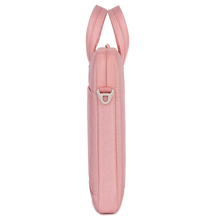 P510 Business Style Laptop Bag Notebook Sleeve Computer Sleeve 14'' Laptop Handbag with Shoulder Strap - Pink - 5