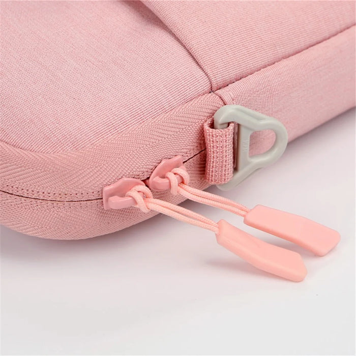 P510 Business Style Laptop Bag Notebook Sleeve Computer Sleeve 14'' Laptop Handbag with Shoulder Strap - Pink - 6
