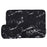 CANVASARTISAN H32-T0123 Marble Pattern Laptop PC Sleeve Soft Linner Notebook Bag with Small Bag - Black/for 11-inch Laptop - 1