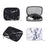 CANVASARTISAN H32-T0123 Marble Pattern Laptop PC Sleeve Soft Linner Notebook Bag with Small Bag - Black/for 11-inch Laptop - 6