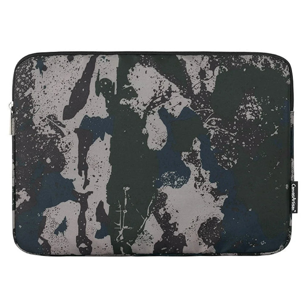 CANVASARTISAN H7-01 Camouflage Pattern Laptop Sleeve Soft Linner Notebook Bag - Grey/for 11-inch Laptop - 1