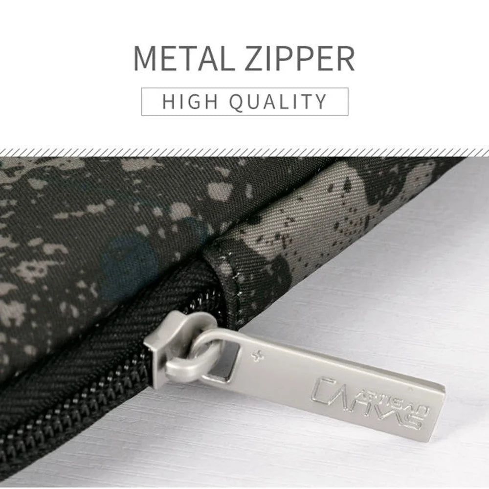 CANVASARTISAN H7-01 Camouflage Pattern Laptop Sleeve Soft Linner Notebook Bag - Grey/for 11-inch Laptop - 5