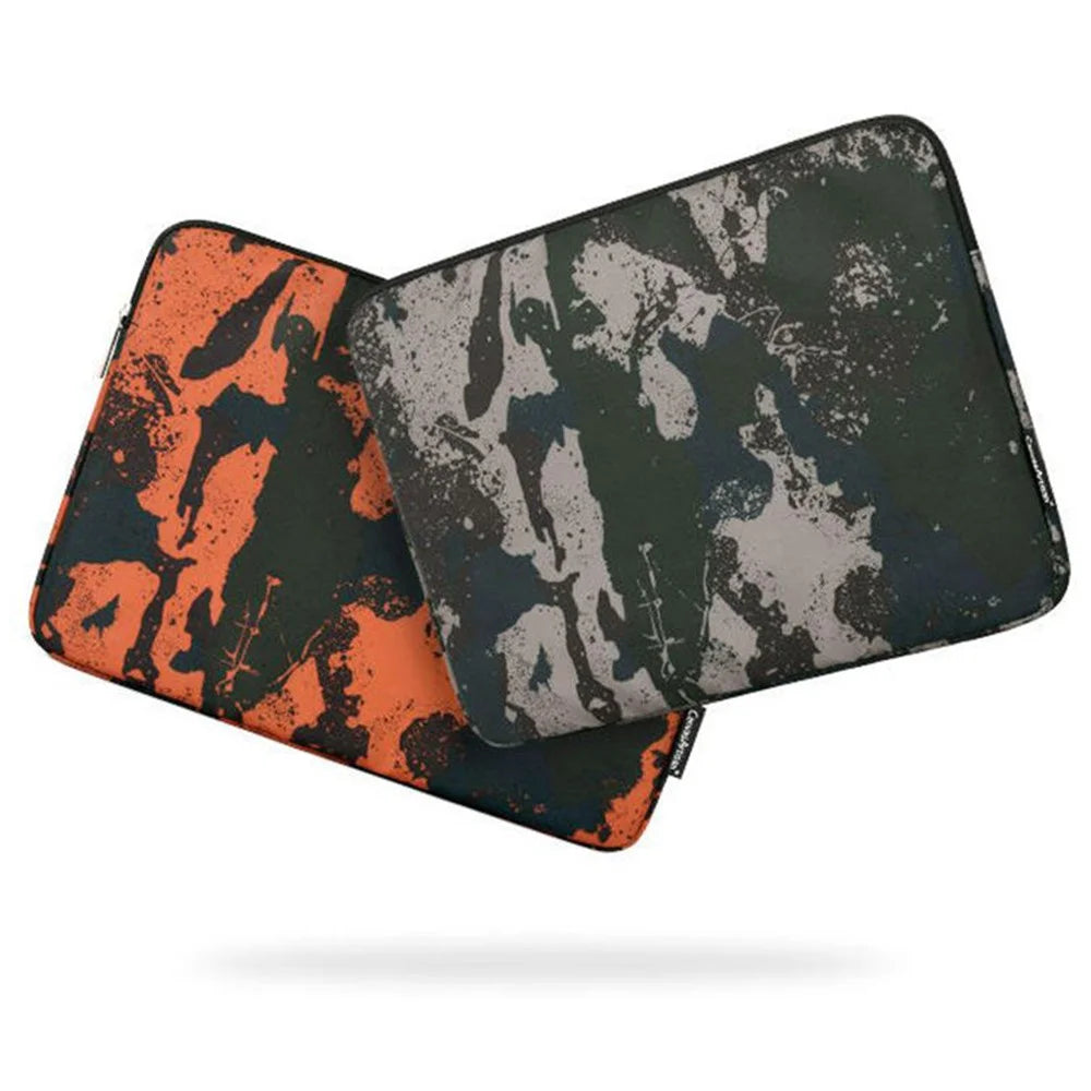 CANVASARTISAN H7-01 Camouflage Pattern Laptop Sleeve Soft Linner Notebook Bag - Grey/for 11-inch Laptop - 6