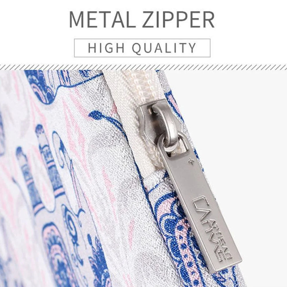 CANVASARTISAN H27-01 Elephant Printing Laptop Protective Sleeve Ultra-thin Notebook PC Bag - White/for 11-inch Laptop - 3